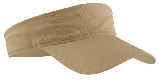 Port & Company Fashion Visor CP45 (Color: Khaki, size: OSFA)