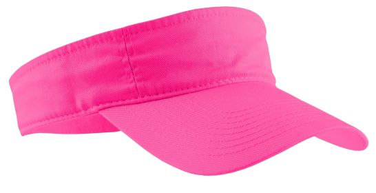 Port & Company Fashion Visor CP45 (Color: Neon Pink, size: OSFA)