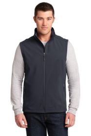 Port Authority Core Soft Shell Vest J325 (Color: Battleship Grey, size: L)