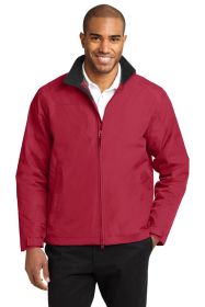 Port Authority Challenger II Jacket J354 (Color: True Red/ True Black, size: 3XL)