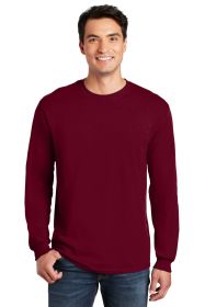 Gildan Heavy Cotton 100% Cotton Long Sleeve T-Shirt 5400 (Color: Garnet, size: M)