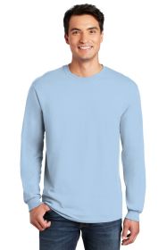 Gildan Heavy Cotton 100% Cotton Long Sleeve T-Shirt 5400 (Color: Light Blue, size: 3XL)