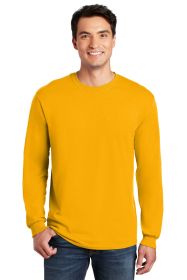 Gildan Heavy Cotton 100% Cotton Long Sleeve T-Shirt 5400 (Color: Gold, size: 3XL)