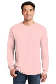 Gildan Heavy Cotton 100% Cotton Long Sleeve T-Shirt 5400 (Color: Light Pink, size: 2XL)