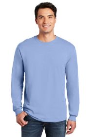 Gildan Heavy Cotton 100% Cotton Long Sleeve T-Shirt 5400 (Color: Carolina Blue, size: M)