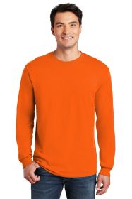 Gildan Heavy Cotton 100% Cotton Long Sleeve T-Shirt 5400 (Color: Orange, size: 2XL)