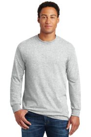 Gildan Heavy Cotton 100% Cotton Long Sleeve T-Shirt 5400 (Color: Ash, size: S)