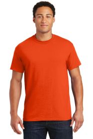 Gildan DryBlend 50 Cotton/50 Poly T-Shirt 8000 (Color: Orange, size: M)