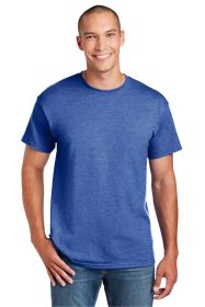 Gildan DryBlend 50 Cotton/50 Poly T-Shirt 8000 (Color: Heather Sport Royal, size: S)