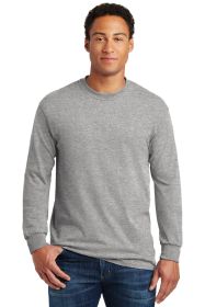 Gildan Heavy Cotton 100% Cotton Long Sleeve T-Shirt 5400 (Color: Sport Grey, size: 3XL)