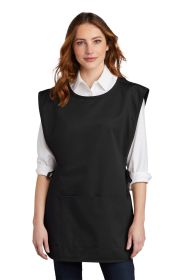 Port Authority Easy Care Cobbler Apron with Stain Release A705 (Color: Black, size: S/M)