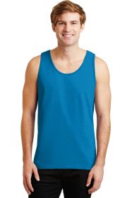 Gildan Ultra Cotton 100% US Cotton Tank Top 2200 (Color: Sapphire, size: S)