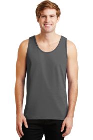 Gildan Ultra Cotton 100% US Cotton Tank Top 2200 (Color: Charcoal, size: M)