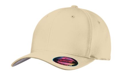Port Authority Flexfit Cotton Twill Cap C813 (Color: Stone, size: S/M)