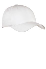 Port Authority Fine Twill Cap C800 (Color: White, size: OSFA)