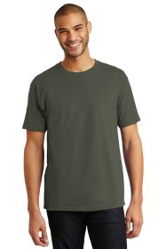 Hanes Authentic 100% Cotton T-Shirt 5250 (Color: Fatigue Green, size: XL)