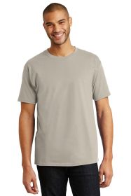 Hanes Authentic 100% Cotton T-Shirt 5250 (Color: Sand, size: M)