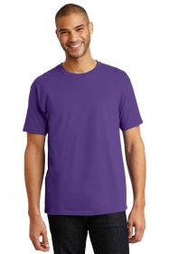 Hanes Authentic 100% Cotton T-Shirt 5250 (Color: Purple, size: 3XL)