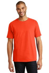 Hanes Authentic 100% Cotton T-Shirt 5250 (Color: Orange, size: 5XL)