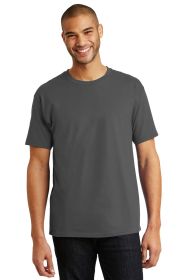 Hanes Authentic 100% Cotton T-Shirt 5250 (Color: Smoke Grey, size: 3XL)