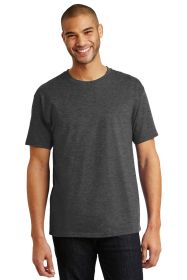 Hanes Authentic 100% Cotton T-Shirt 5250 (Color: Charcoal Heather, size: M)