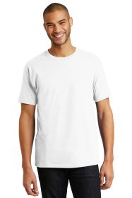 Hanes Authentic 100% Cotton T-Shirt 5250 (Color: White, size: 2XL)