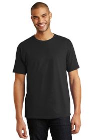 Hanes Authentic 100% Cotton T-Shirt 5250 (Color: Black, size: L)