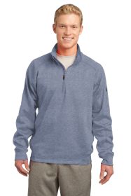Sport-Tek Tech Fleece 1/4-Zip Pullover F247 (Color: Grey Heather, size: XL)