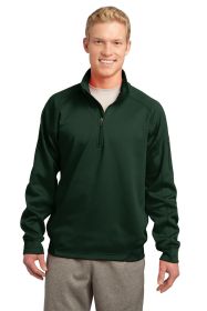 Sport-Tek Tech Fleece 1/4-Zip Pullover F247 (Color: Forest Green, size: M)