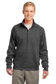 Sport-Tek Tech Fleece 1/4-Zip Pullover F247 (Color: Graphite Heather, size: M)