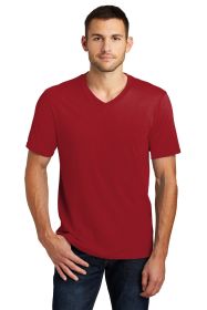 District Very Important Tee V-Neck DT6500 (Color: Classic Red, size: 3XL)