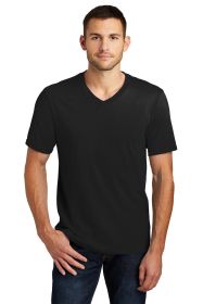 District Very Important Tee V-Neck DT6500 (Color: Black, size: L)