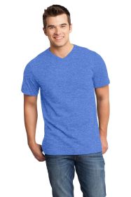 District Very Important Tee V-Neck DT6500 (Color: Heathered Royal, size: 2XL)