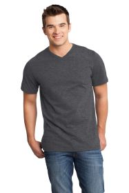 District Very Important Tee V-Neck DT6500 (Color: Heathered Charcoal, size: XS)