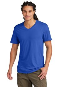 District Very Important Tee V-Neck DT6500 (Color: Deep Royal, size: L)