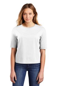 District Women's V I T Boxy Tee DT6402 (Color: White, size: XL)