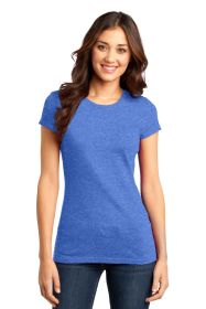 District Women's Fitted Very Important Tee DT6001 (Color: Heathered Royal, size: S)