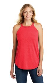District Women's Perfect Tri Rocker Tank DT137L (Color: Red Frost, size: M)