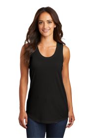 District Women's Perfect Tri Racerback Tank DM138L (Color: Black, size: XS)