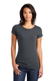 District Women's Fitted Very Important Tee DT6001 (Color: Charcoal, size: 4XL)