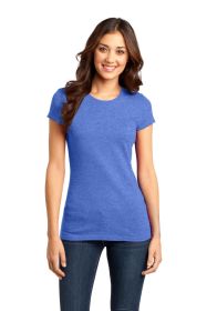 District Women's Fitted Very Important Tee DT6001 (Color: Royal Frost, size: 4XL)