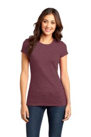 District Women's Fitted Very Important Tee DT6001 (Color: Heathered Cardinal, size: M)