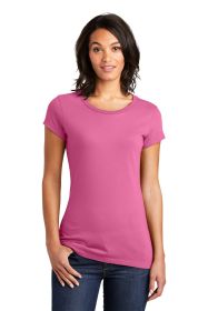 District Women's Fitted Very Important Tee DT6001 (Color: True Pink, size: XXL)