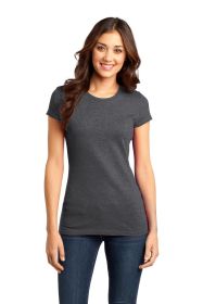 District Women's Fitted Very Important Tee DT6001 (Color: Heathered Charcoal, size: 4XL)