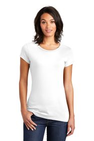 District Women's Fitted Very Important Tee DT6001 (Color: White, size: XXL)