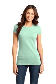 District Women's Fitted Very Important Tee DT6001 (Color: Mint, size: XS)