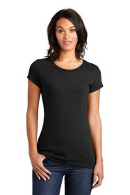 District Women's Fitted Very Important Tee DT6001 (Color: Black, size: 4XL)