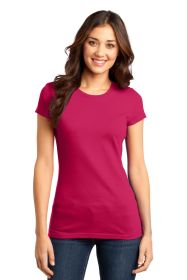 District Women's Fitted Very Important Tee DT6001 (Color: Watermelon, size: XXL)