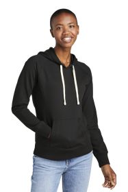 District Women's Re-Fleece Hoodie DT8101 (Color: Black, size: 3XL)