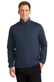 Port Authority Active 1/2-Zip Soft Shell Jacket J716 (Color: Dress Blue Navy, size: L)